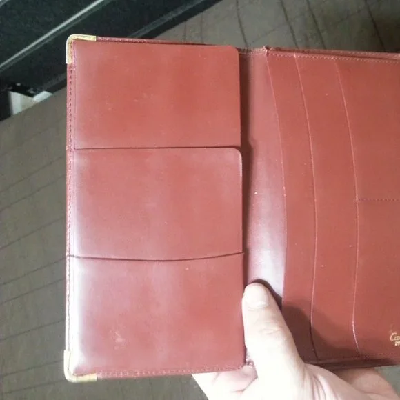 Vintage Cartier Long Wallet / Check holder Bifold Unisex - Picture 7 of 9